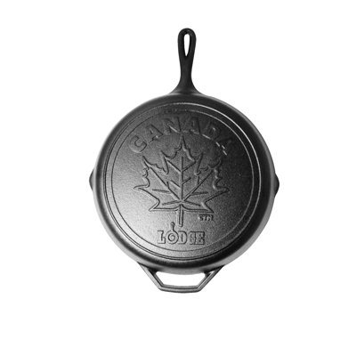 Canadiana 12 Inch Maple Leaf Skillet