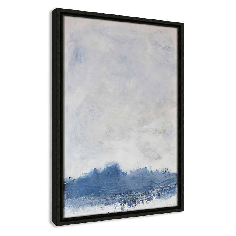 «Fields Of Blue II» par Filippo Ioco - reproduction sur toile avec cadre flottant, H 19,5 po x l 13,5 po x P 2 po