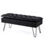 Middleborough Velvet Upholstered Storage Bench-986518838