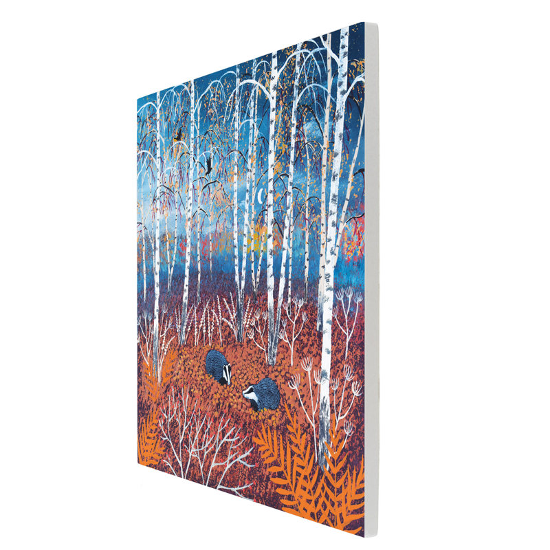 JO GRUNDY Traditional Plants & Flowers Wall Decor on Ceramic