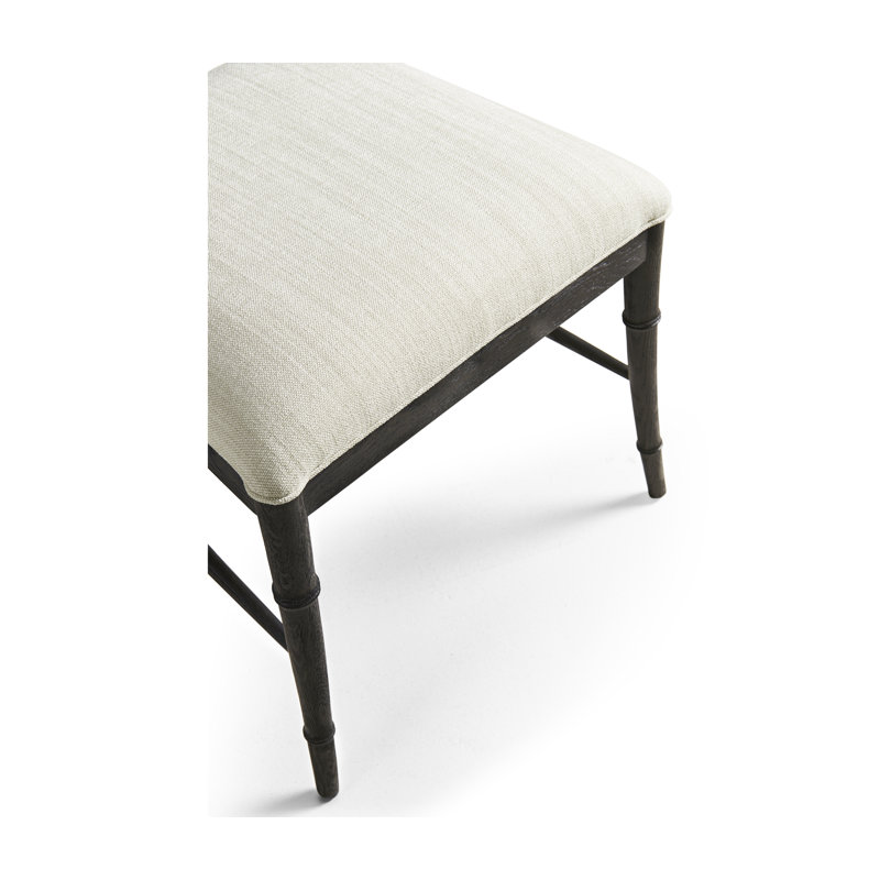 Saros Upholstered Dining Chair, Ebonized Black