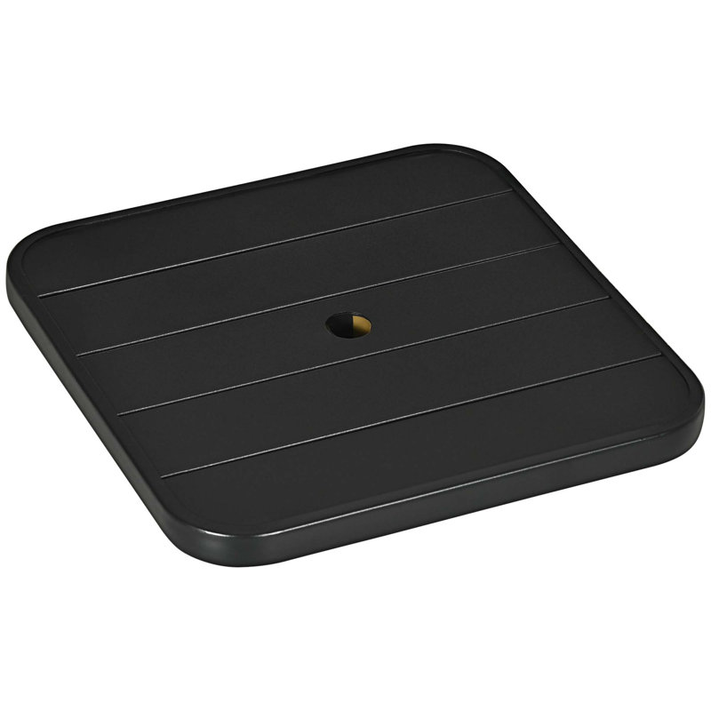 Table de parasol portable polyvalente pour divers espaces extérieurs, rehaussant l'expérience de loisirs, Noir