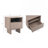 Ella 20" Nightstand In Mocha (1-Drawer)-1595405028