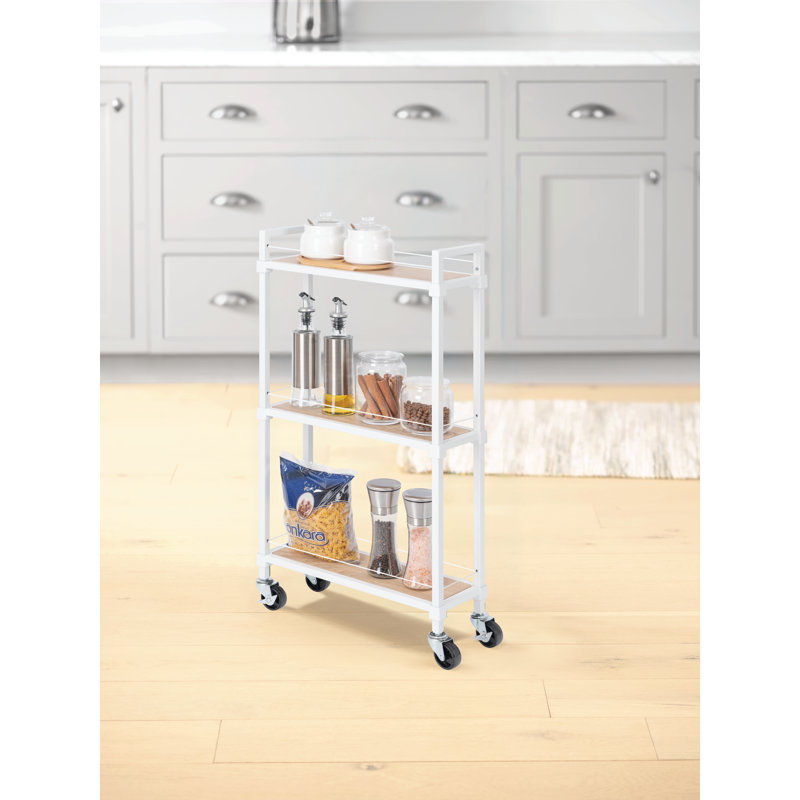 Medium 3-Tier Cart-Black, Black