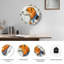Horloge murale chien en verre coloré Beagle - 24 po