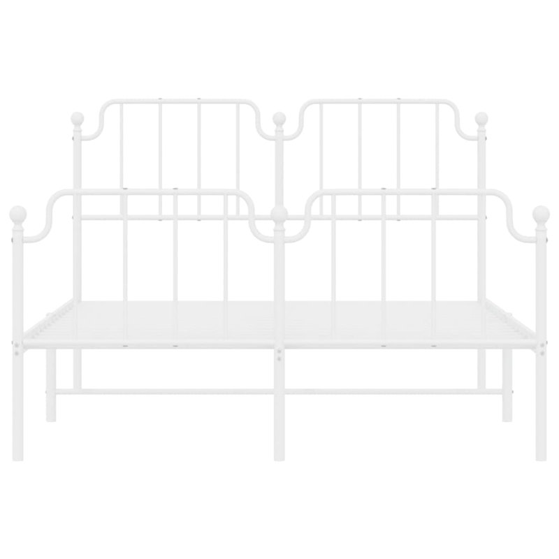 Almeer Open-Frame Bed, Double (4'6), White