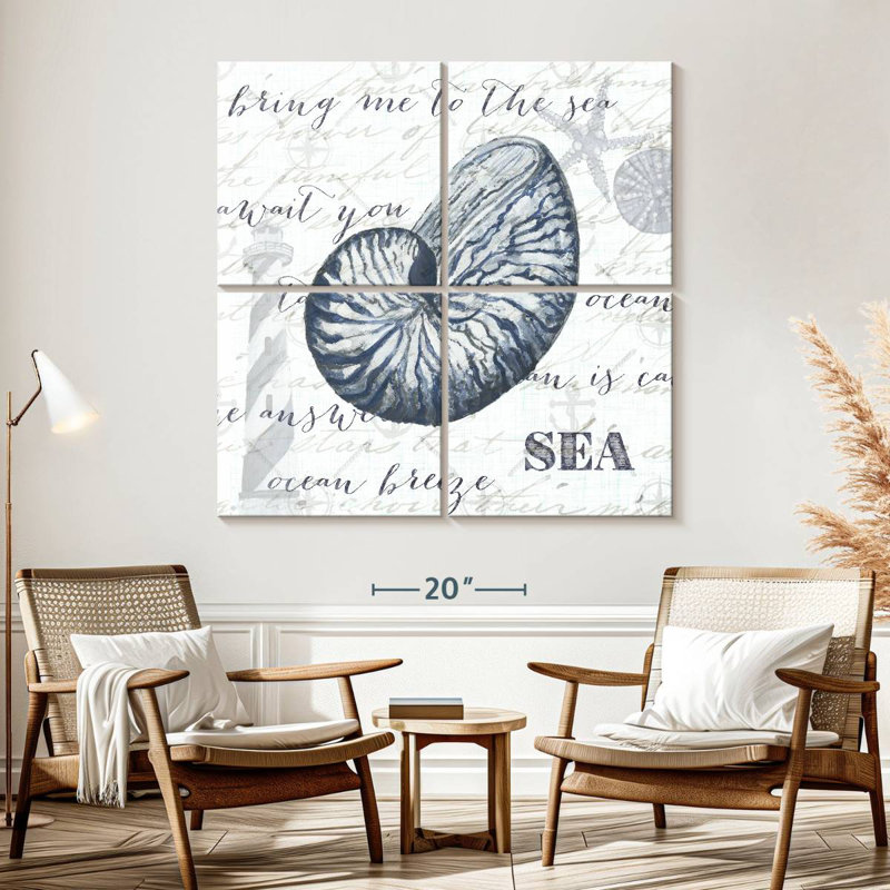 Brampt Indigo Shell II, 57" H x 57" W
