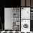 Garage Storage Cabinet With Doors And Adjustable Shelves-607929874
