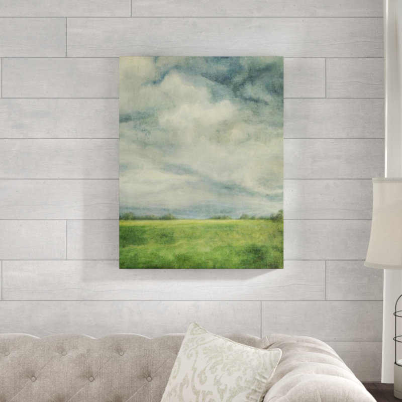 Blur par D'Alessandro Léon - reproduction d'art sur toile tendue, Image au pinceau gel, H 70 po x l 54 po