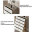 Commode d'appoint en bois massif laqué Shell