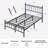 Heavy Duty Metal Bed, Mattress Foundation, No Box Spring Needed, Noise Free-153797611