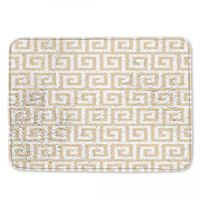 Tapis de bain beige, 24in W x 17in L