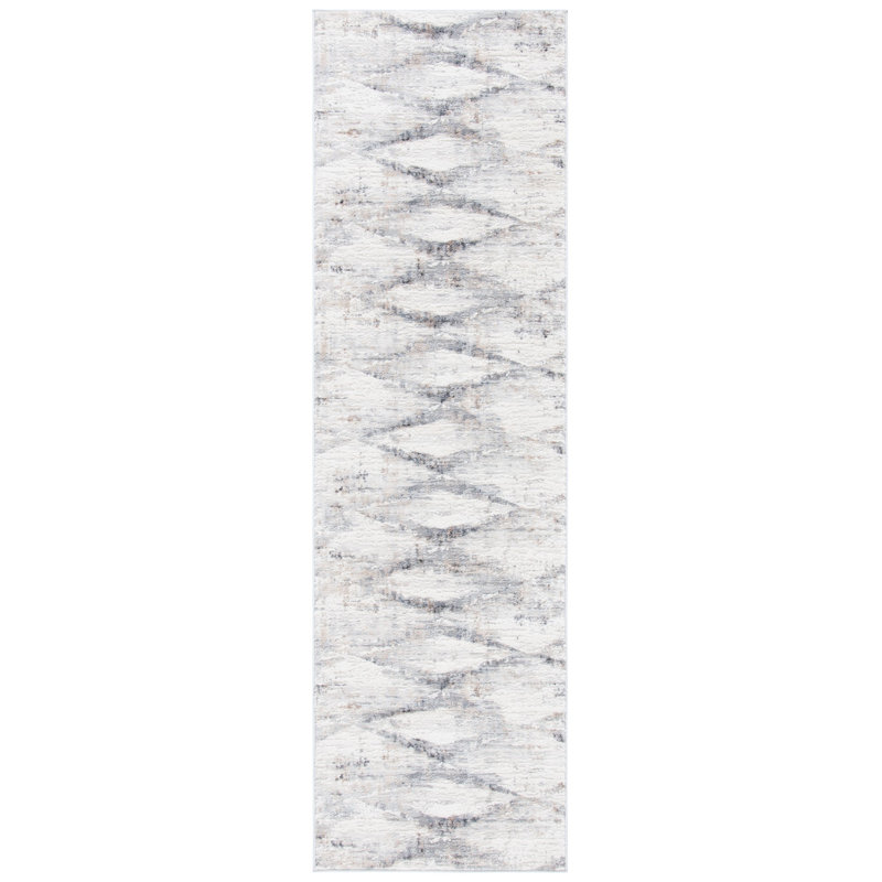 Knisley Cotton Geometric Rug, Runner 2'3" x 8'