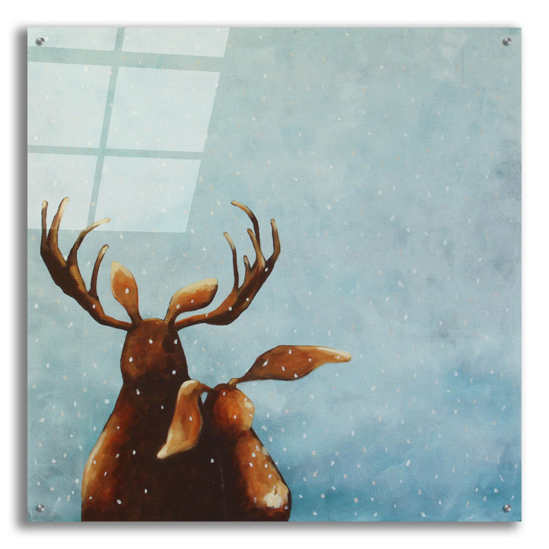 «Friends» par Lucia Stewart, H 36 po x l 36 po x P 0,2 po