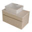 Petit meuble-lavabo flottant simple 31,5 pouces avec lavabo