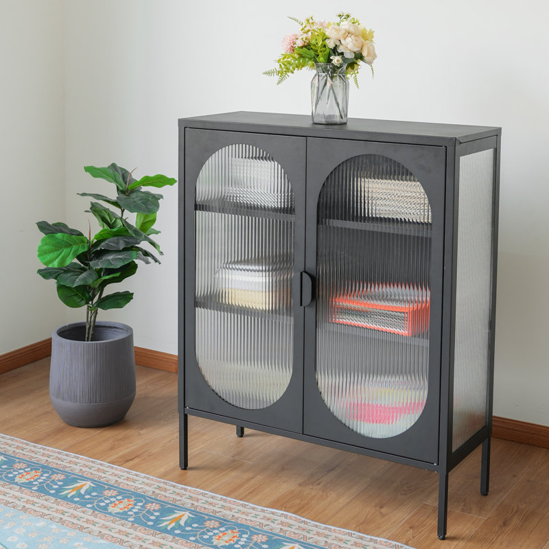 Ixbury 35.43'' Wide 3 - Shelf Storage Cabinet