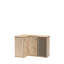 CORNER CHEST OF DRAWERS WITH SLATS CALI C-12