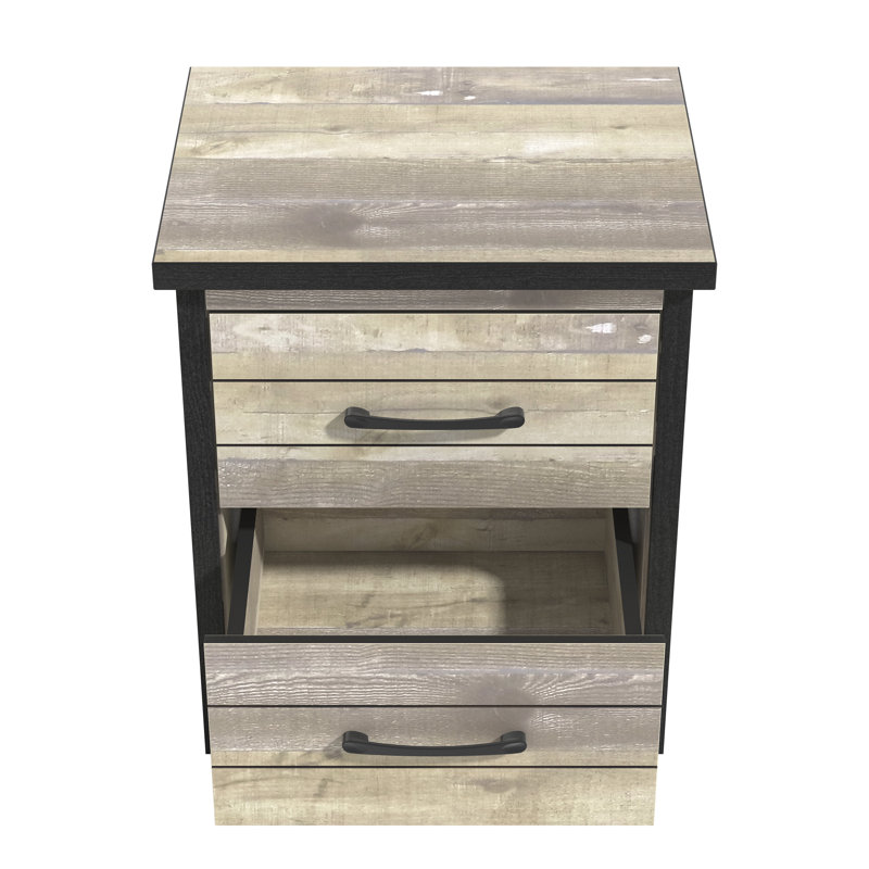Allysyn 2 Drawer Nightstand