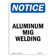 SignMission Aluminum Mig Welding Sign | Wayfair