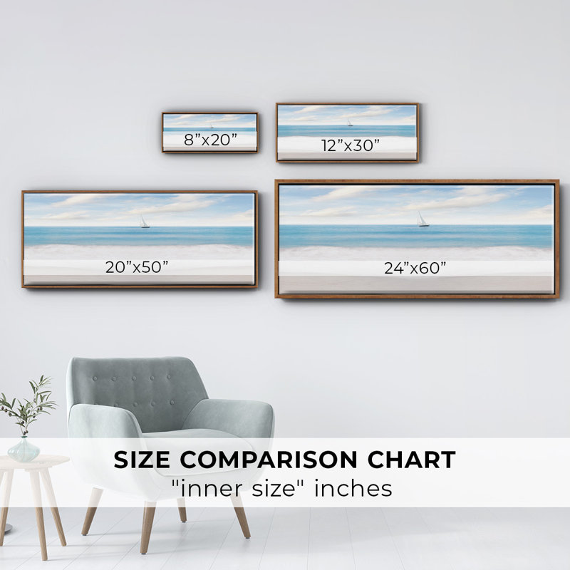 Beach- Framed Canvas