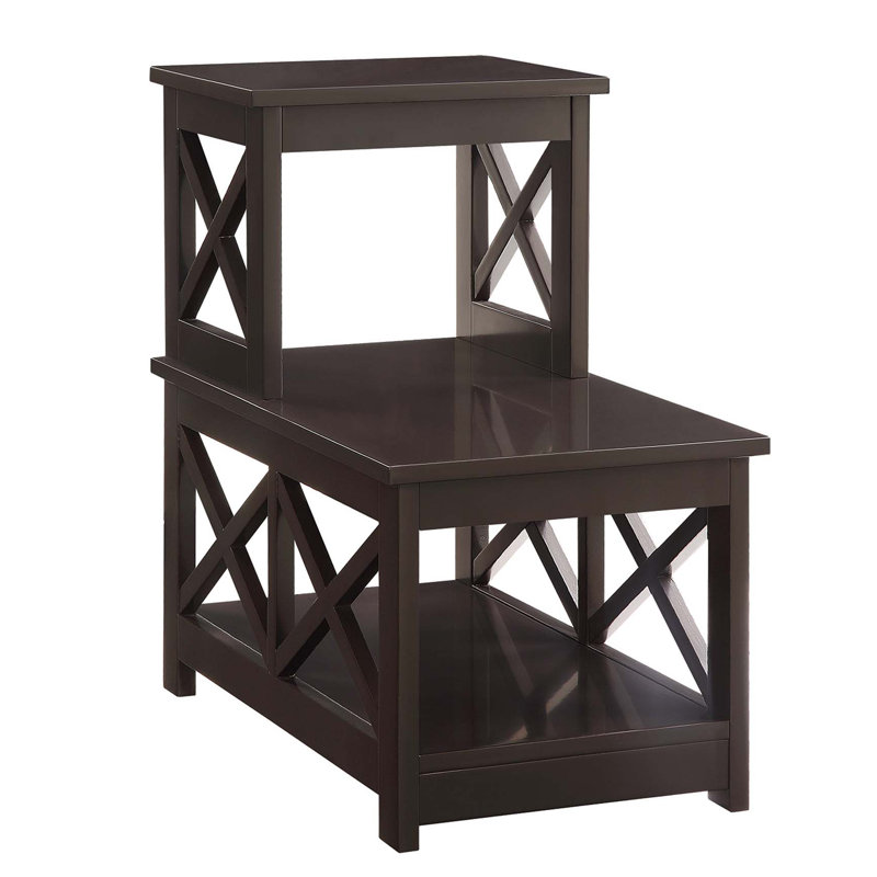 Table de bout avec rangement Darek, Espresso