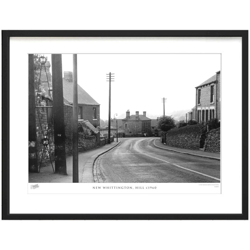 New Whittington, Hill C1960 - Single Picture Frame Print, 45cm H x 60cm W x 2.3cm D