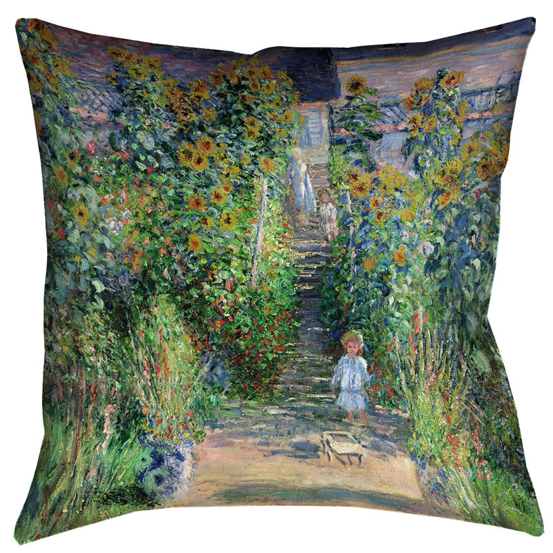 Housse de coussin Flower Garden, 14 po x 14 po