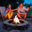 Round Smokeless Outdoor Fireplace-1391126711