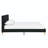 Queen Size Platform Bed Frame with Upholstered Headboard
