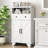 41'' H X 24'' W Freestanding Tall Bathroom Cabinet,Solid Wood bathroom storage cabinet with 2 Doors & 2 Drawers-1009414149-1031079325