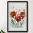 " Flowers Smudge " by Parvez Taj Painting Print-1741272619