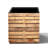 Galvanized Steel Metal Planter Box, Large Rectangular Planter Box with Drainage Holes, Modern Outdoor Planter Box for Indoor & Outdoor Use, Tall Plants, Flowers or Shrubs-1420004110-1430869426