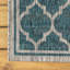 Tapis d'intérieur / extérieur bleu sarcelle / gris Hague-74074054