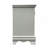 Grey 3-Drawer Nightstand