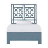 Lattice Back Platform Bed