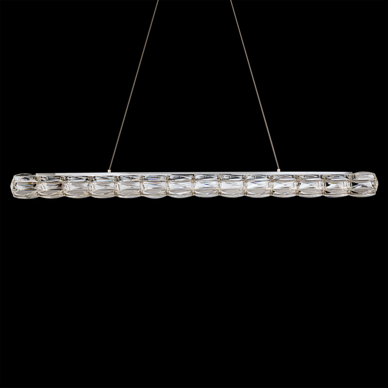 Verve LED 1 Light Crystal Linear Pendant