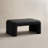 Albert Sculptural Coffee Table, Low Profile Statement Table with Stone-Look Finish for Organic Modern Spaces-750758277