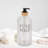 Glass and Bamboo Soap Dispenser PURE SOAP 34 FL OZ