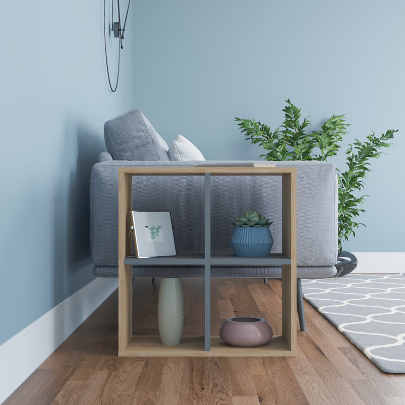 End Table, Oak/Anthracite