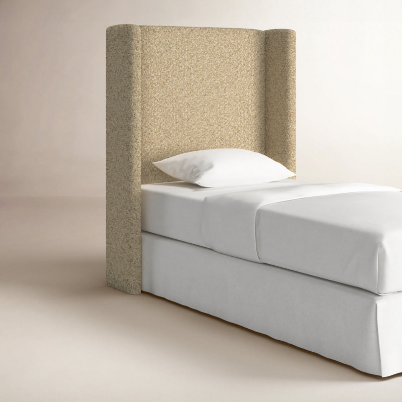 Wilburg Faine Headboard, Twin, Classic Buff Boucle