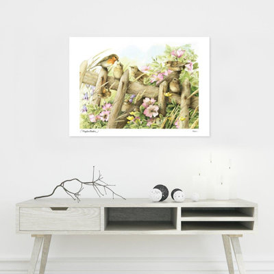 «Baby Birds in Spring», reproduction