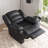 38" Wide Modern Soft Vegan Leather Manual Recliner -1835194097