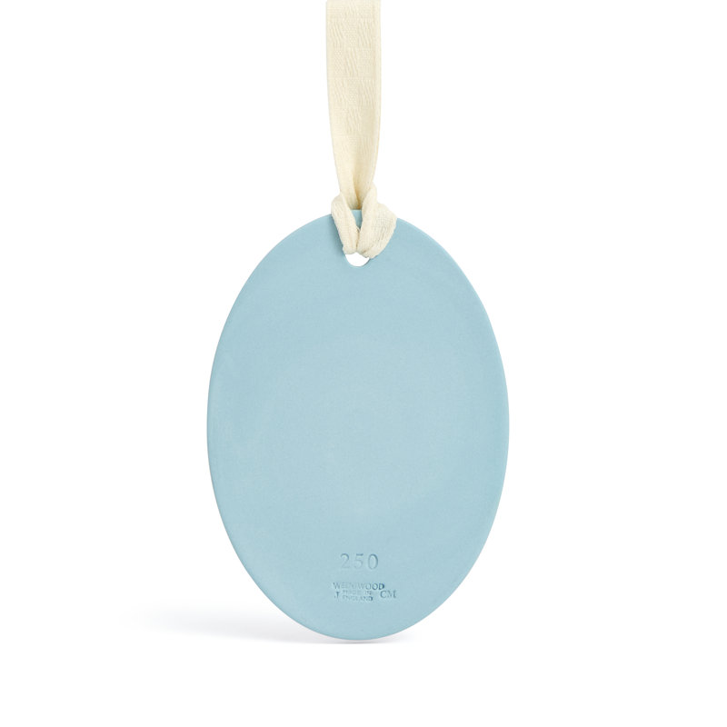 Festive 0.28'' Handmade Stoneware Holiday Shaped Ornament