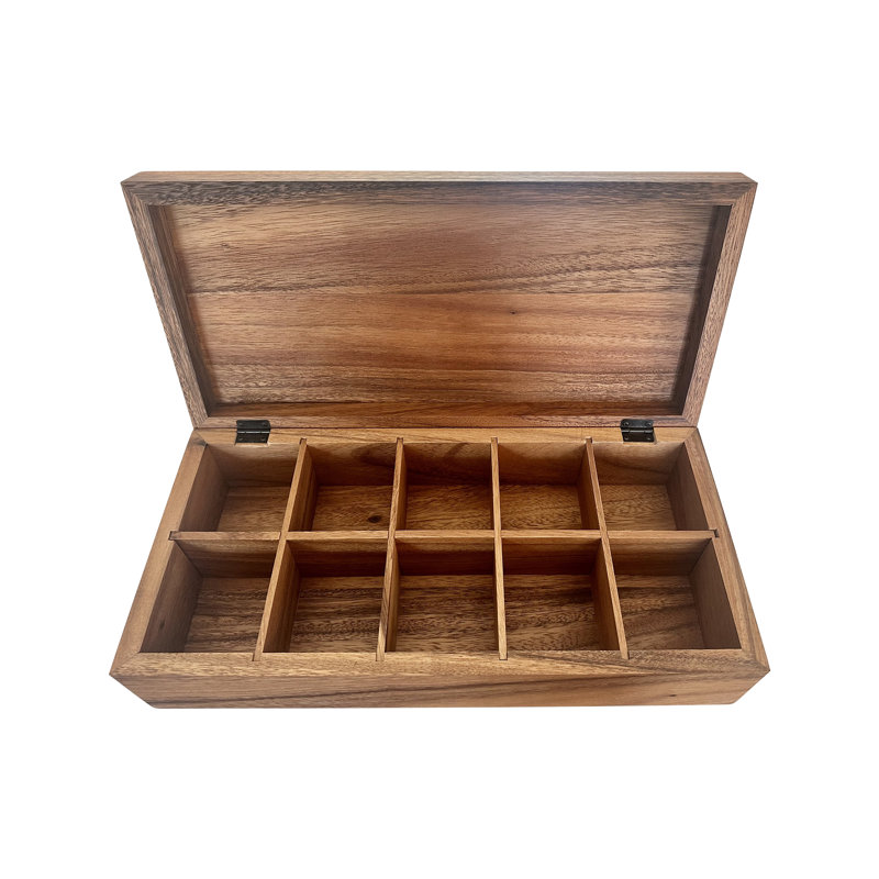 Boîte à thé en bois Ironwood Gourmet