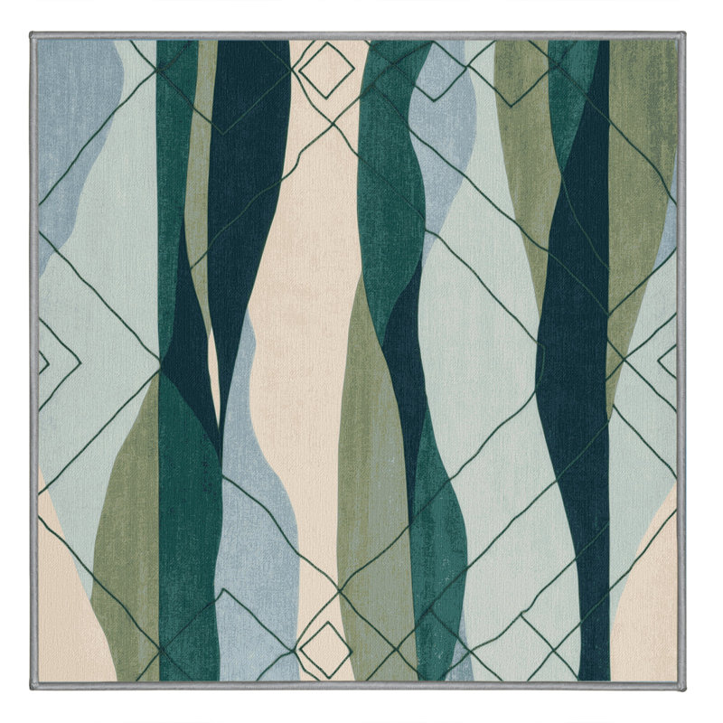 Cosmic Drift Rug, Square 8'