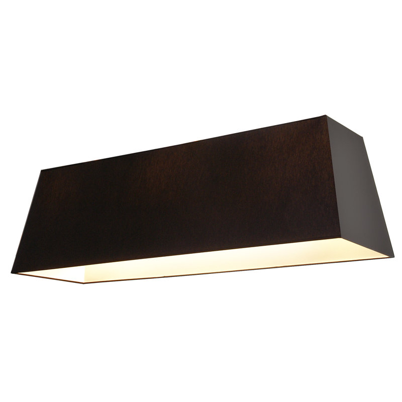 Renteria 30cm H Rectangle Lamp Shade, Black