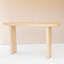 Console en bois massif 60 po Karlidh