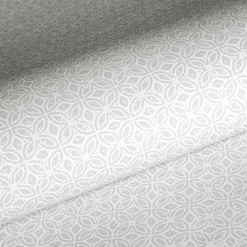 Rouleau de papier peint L 33 pi x l 21 po Azulejo, Gris fossile