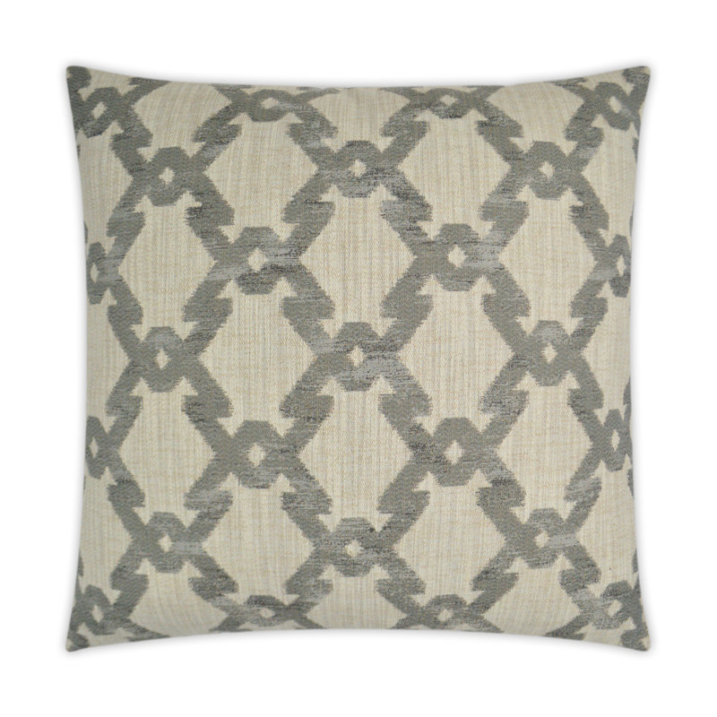 Paradox Pillow Cover & Insert, Graystone, Square 22"