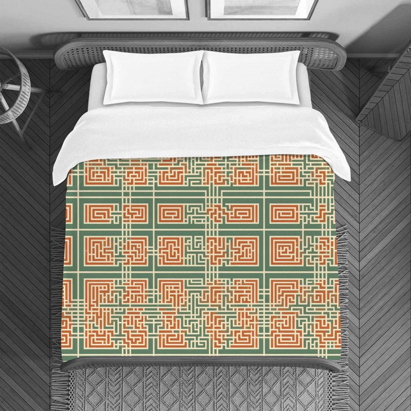 Machine Printed Duvet Cover, Twin Duvet Cover